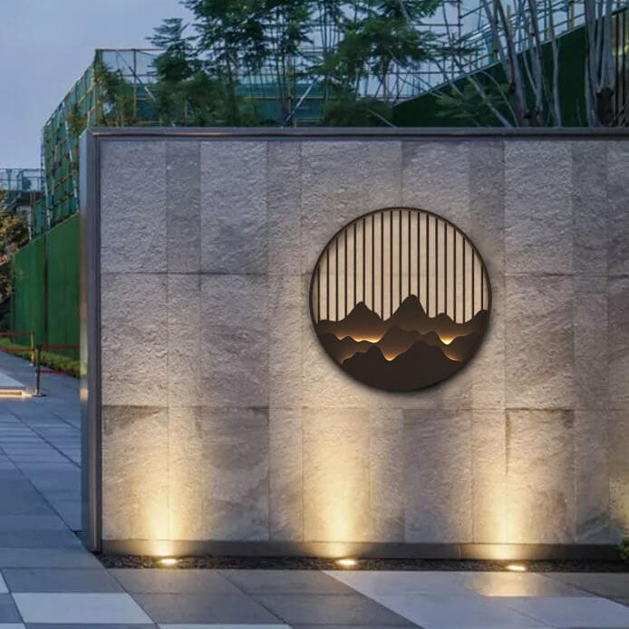 Chinese Steel PC LED Waterproof Outdoor Wall Sconce Light