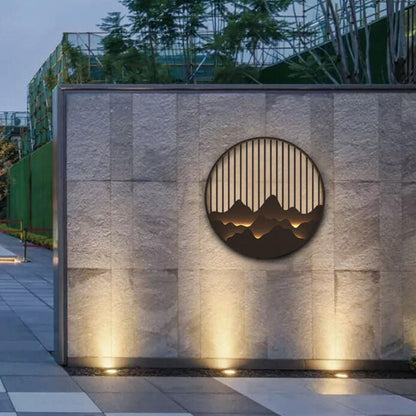 Chinese Steel PC LED Waterproof Outdoor Wall Sconce Light