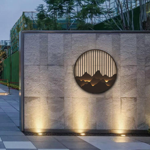 Chinese Steel PC LED Waterproof Outdoor Wall Sconce Light