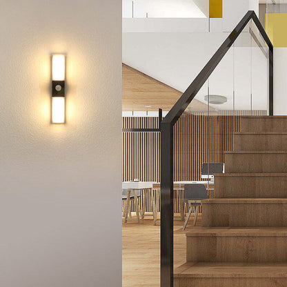 Rectangular Outdoor Waterproof LED Wall Sconce Lamp