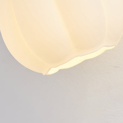 Minimalist Pumpkin Bird Wood PE 1-Light Wall Sconce Lamp
