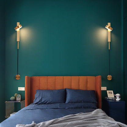 Minimalist Long Aluminum Iron Acrylic LED Wall Sconce Lamp
