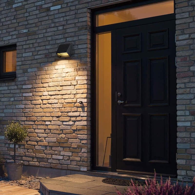 Outdoor Trapezoidal LED Waterproof Patio Wall Sconce Lamp
