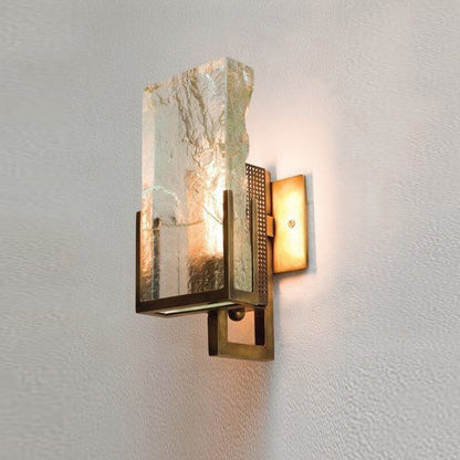 Creative Crystal Ice Cube Design 1-Light Wall Sconce Lamp