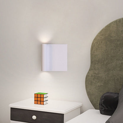 Square Up and Down Illuminated LED Wall Sconce Lamp