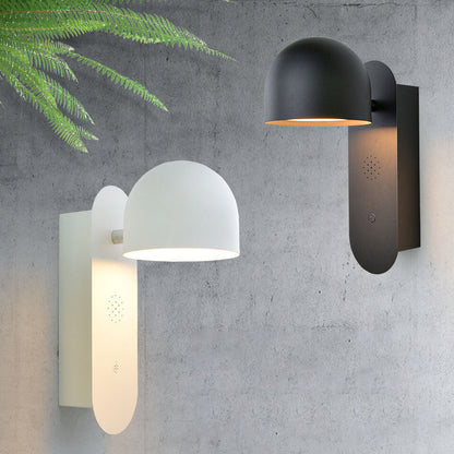 Solid Round Head Voice Control Acrylic LED Wall Sconce Lamp