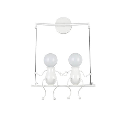 Creative Iron Children's Ball 2-Light Wall Sconce Lamp