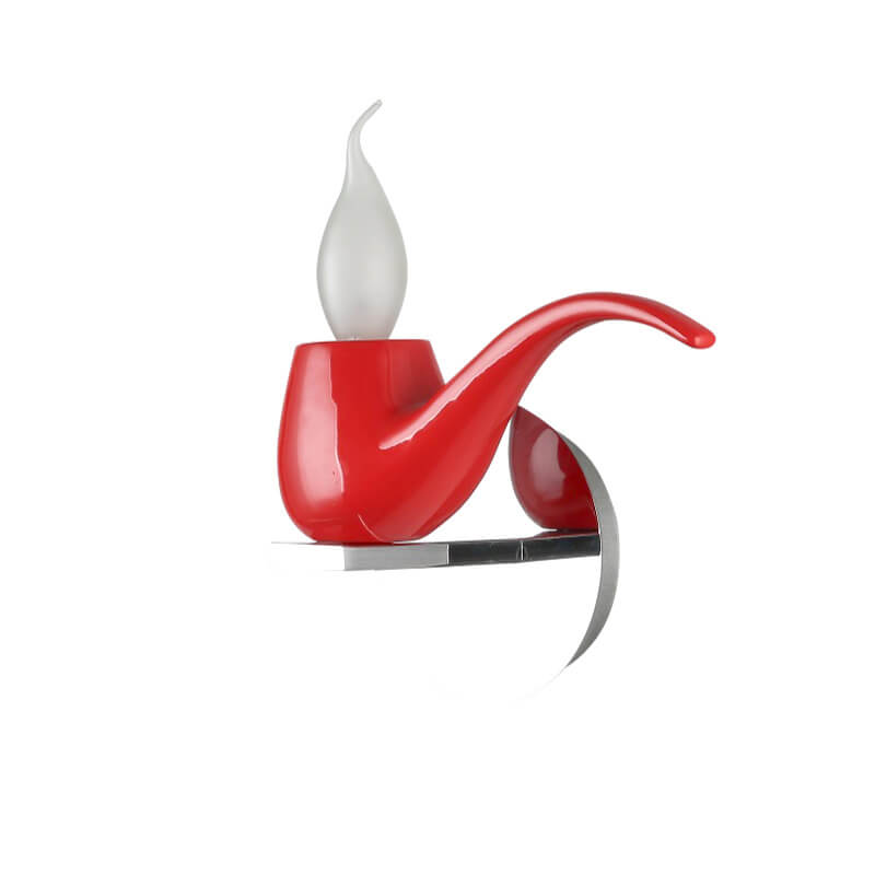 Creative Pipe Resin Hardware 1-Light Wall Sconce Lamp