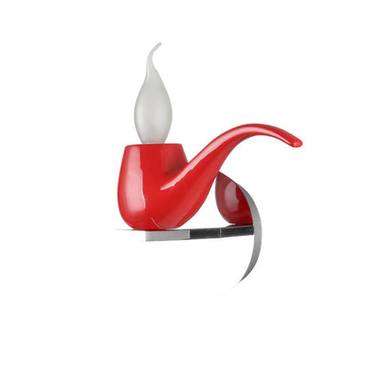 Creative Pipe Resin Hardware 1-Light Wall Sconce Lamp