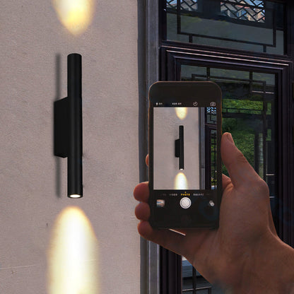 Long Tempered Glass LED Waterproof Wall Sconce Lamp