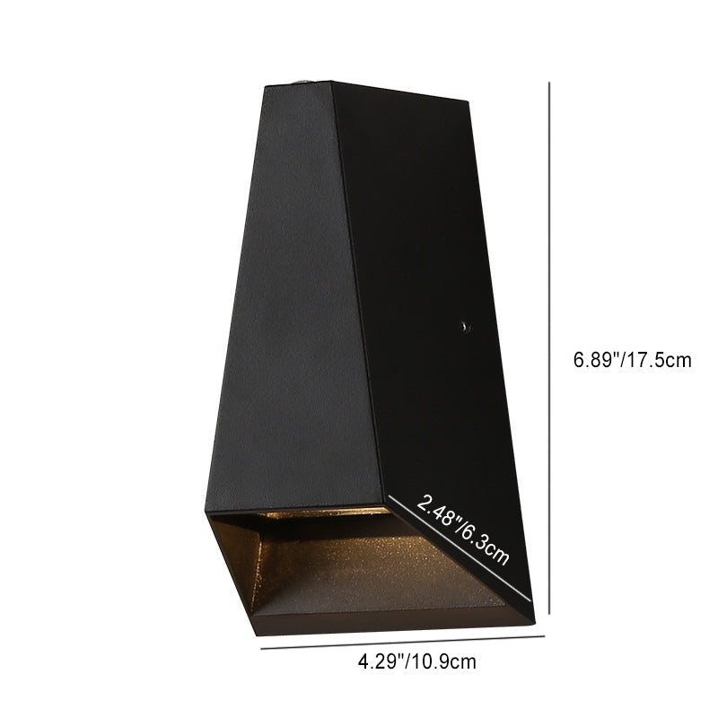 Simplicity Trapezoidal Aluminum LED Wall Sconce Lamp