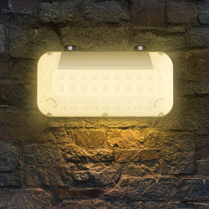 Solar Emitting Body Sensor LED Outdoor Wall Sconce Lamp