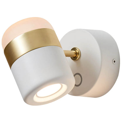 Cylindrical Spotlight Adjustable Mini LED Wall Sconce Lamp