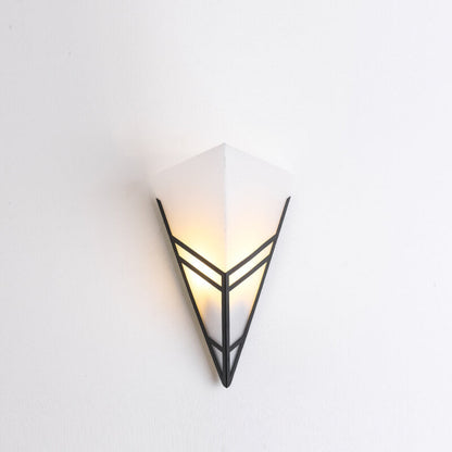 Nordic Iron Triangles Geometry 1-Light Wall Sconce Lamp