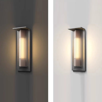 Simplicity PC Triangular Prism LED Outdoor Wall Sconce Lamp