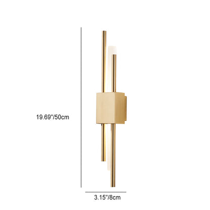 Modern Minimalist Iron Acrylic Strip LED Wall Sconce Lamp