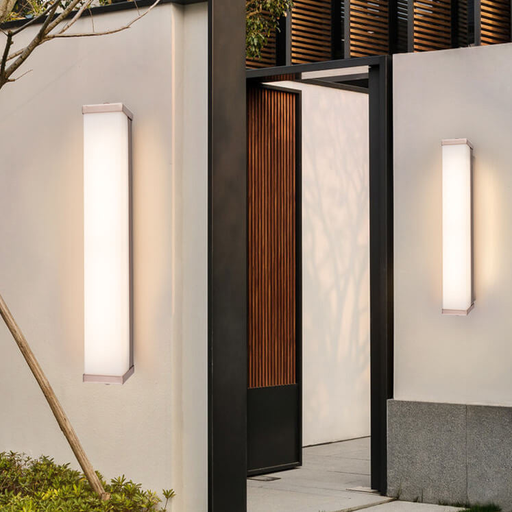 Rose Gold Square Strip Acrylic LED Wall Sconce Lamp
