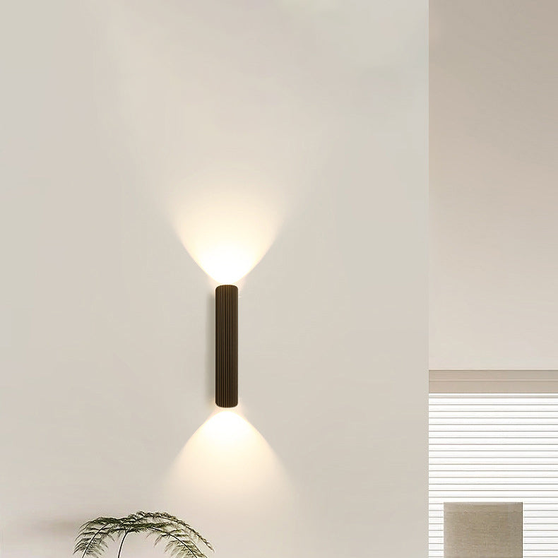 Simplicity Aluminum Roman Column Strip LED Wall Sconce Lamp