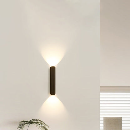 Simplicity Aluminum Roman Column Strip LED Wall Sconce Lamp