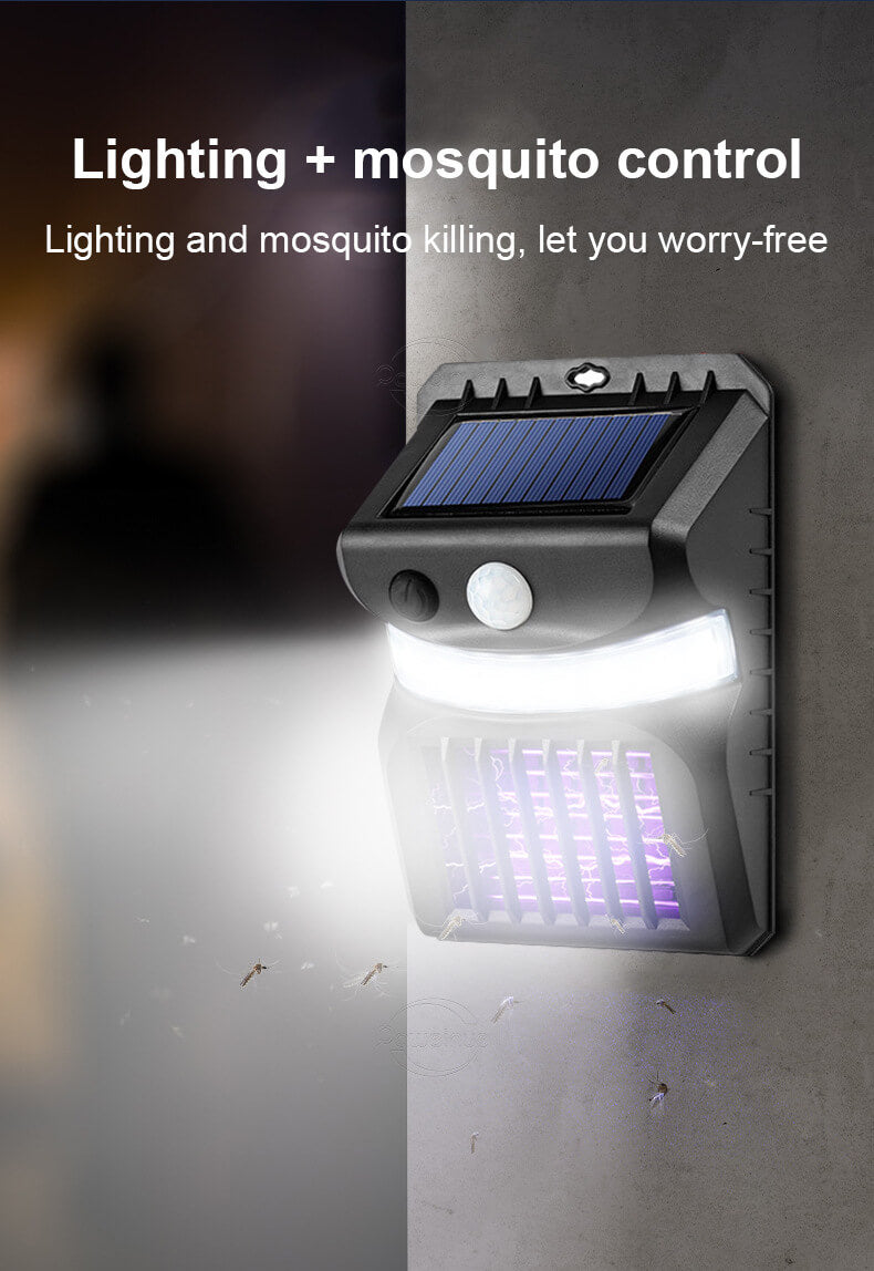 Solar Intelligent Sensor Outdoor Garden Wall Sconce Lamp