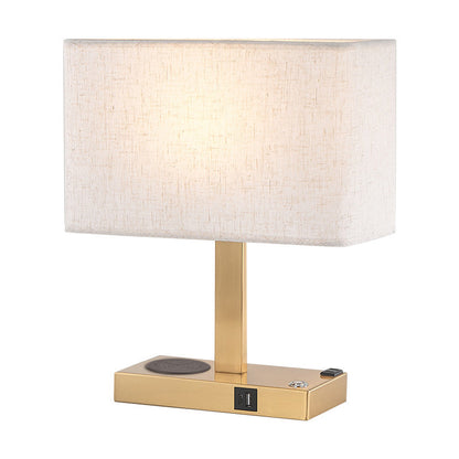 Modern Rectangular Iron Table Lamp