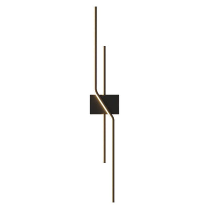 Aluminum Geometric Long Straight Line LED Wall Sconce Lamp