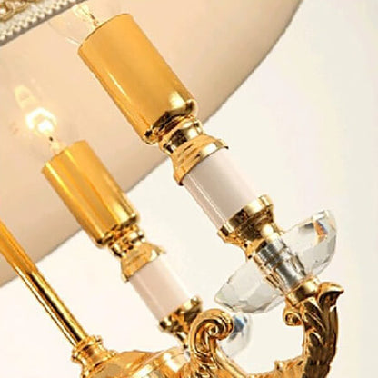 European Candle Table Lamp