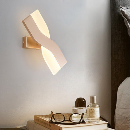 Creative Rotatable Funnel Iron Acrylic LED Wall Sconce Lamp