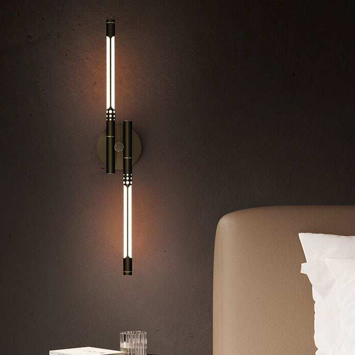 Light Luxury Cylindrical All-copper LED Wall Sconce Lamp