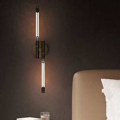 Light Luxury Cylindrical All-copper LED Wall Sconce Lamp