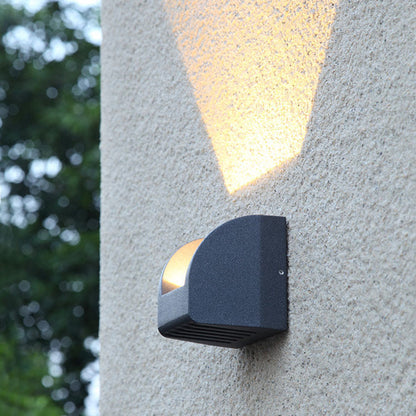 Outdoor Square Up and Down Glow LED Wall Sconce Lamp