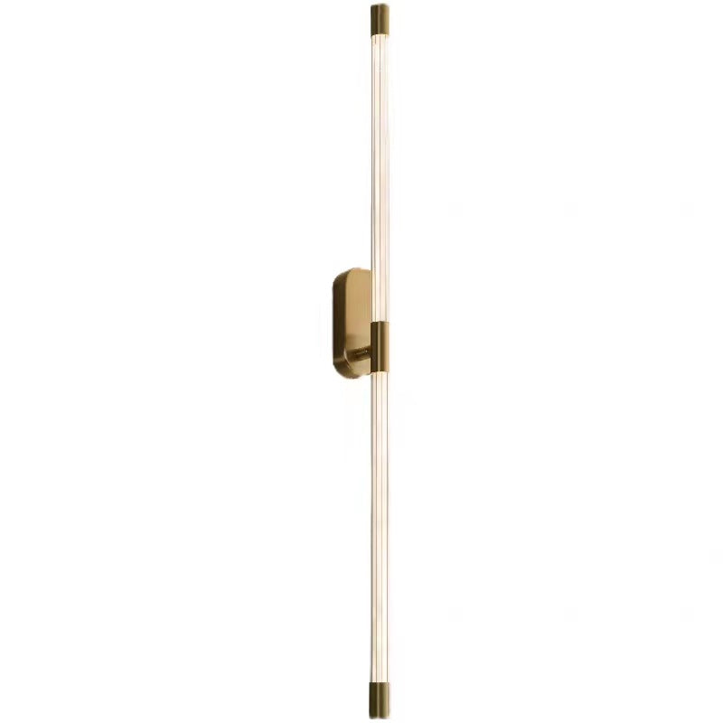 Electroplated Iron Straight Line LED Wall Sconce Lamp
