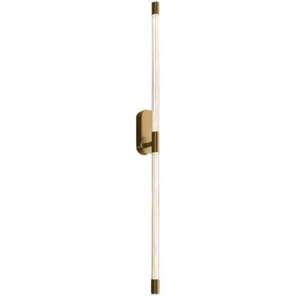 Electroplated Iron Straight Line LED Wall Sconce Lamp