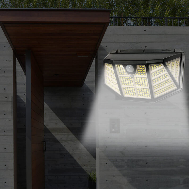 Solar Trapezoid Outdoor Waterproof Wall Sconce Lamp