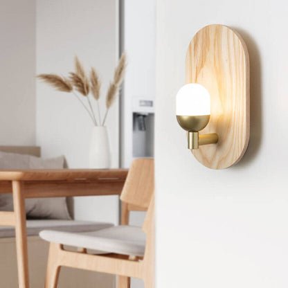 Acrylic Lamp Shade Log Brand 1-Light Wall Sconce Lamp
