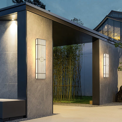 Chinese Steel Plastic LED Outdoor Wall Sconce Lamp