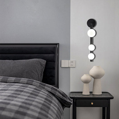 Simplicity Iron Glass Ball 3/5/7-Light Wall Sconce Lamp