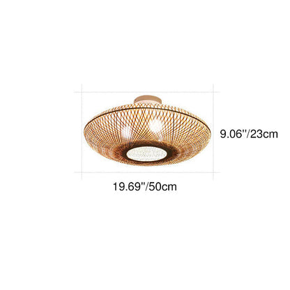 Traditional Bamboo Ceiling Light