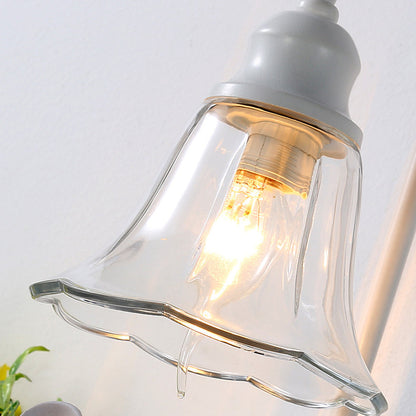 Creative Angel Petal Resin Glass 1/2 Light Wall Sconce Lamp