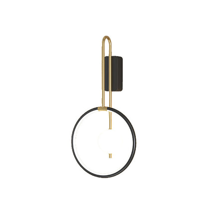 Simplicity Circle Ring Silicone Strip LED Wall Sconce Lamp