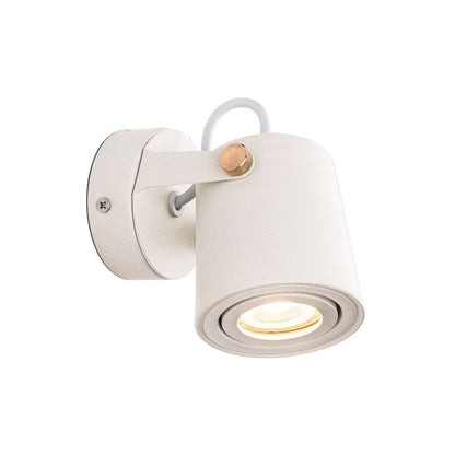 Minimalist Rotatable Cylinder Iron 1-Light Wall Sconce Lamp