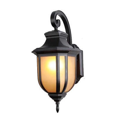 Aluminum Alloy Square Outdoor 1-Light Wall Sconce Lamp