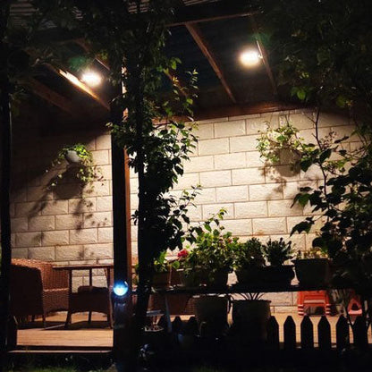 Square LED Outdoor Solar Waterproof Sensor Wall Sconce Lamp
