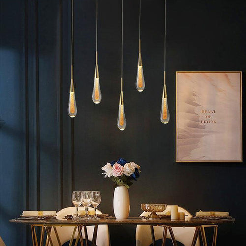 Contemporary Glass Pendant Light