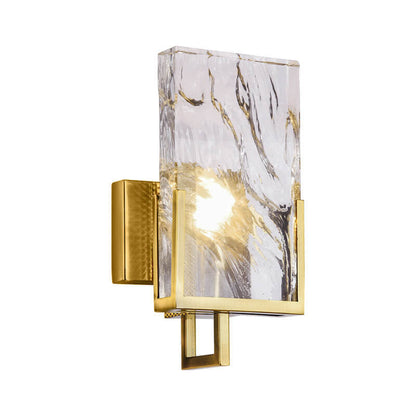 Creative Crystal Ice Cube Design 1-Light Wall Sconce Lamp