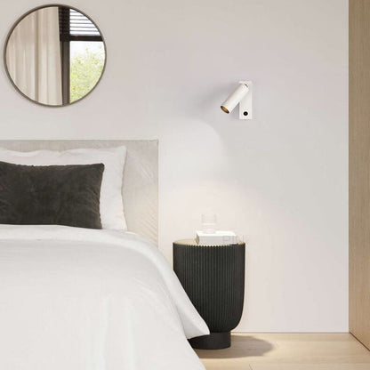 Solid Color Rotatable Aluminum LED Wall Sconce Lamp