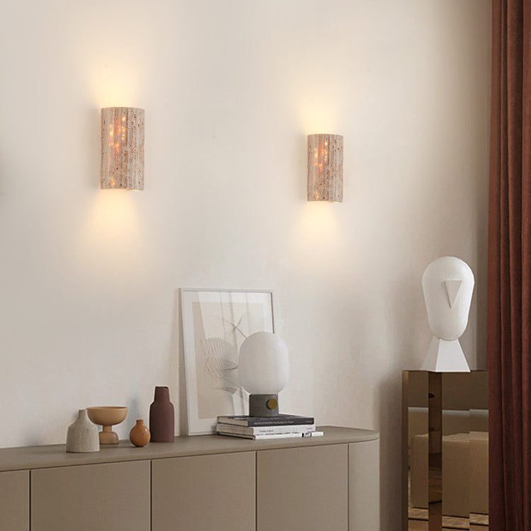 Japanese Semicircle LED Waterproof Wall Sconce Lamp