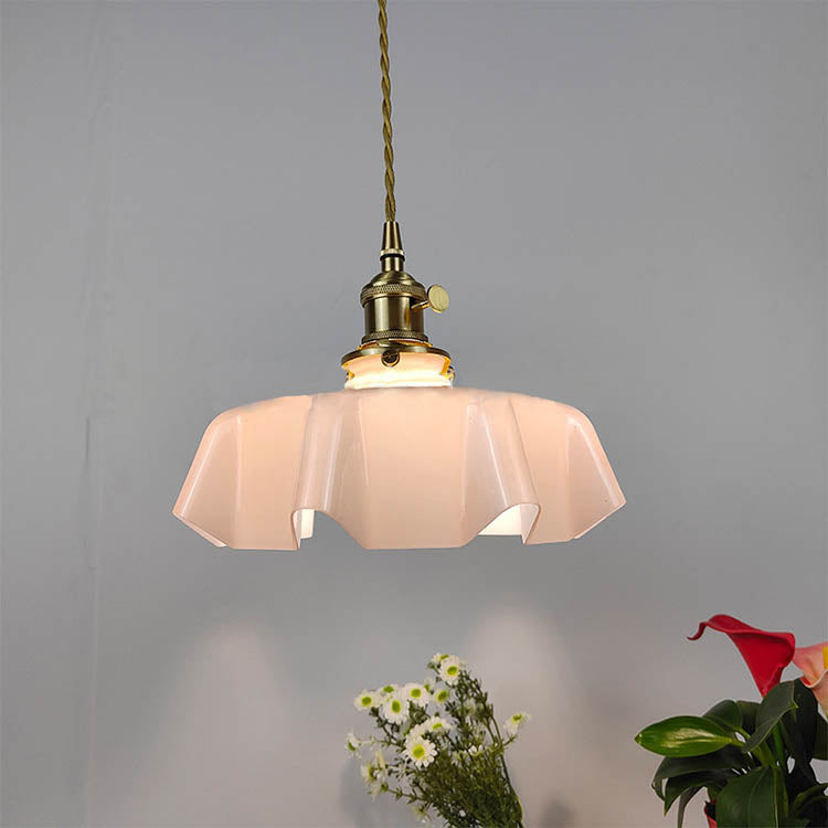 Traditional Petal Pendant Light