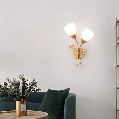 Scandinavian Flower Bud Shape 1/2-Light Wall Sconce Lamp