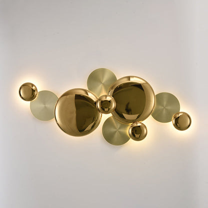 Modern Luxury Metal Round LED Wall Sconce Lamp